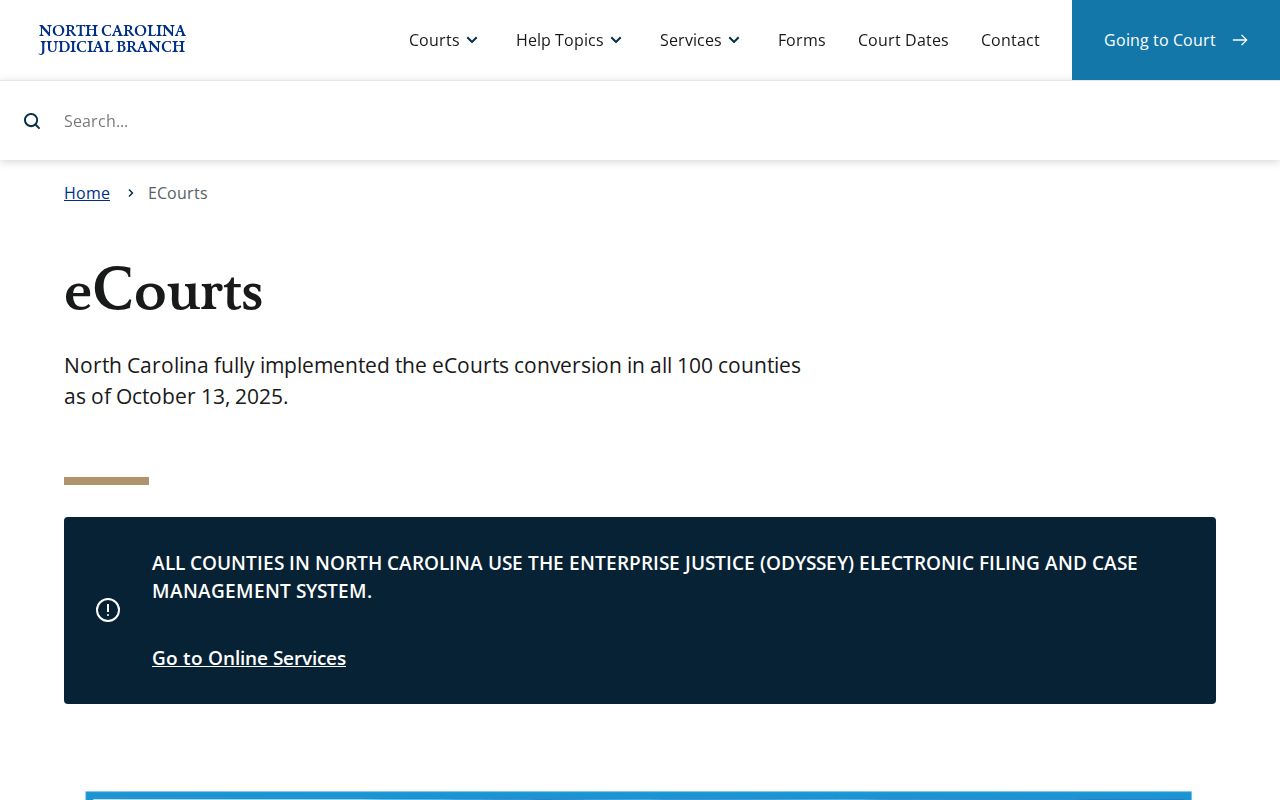 Cherokee County court docket North Carolina eCourts information