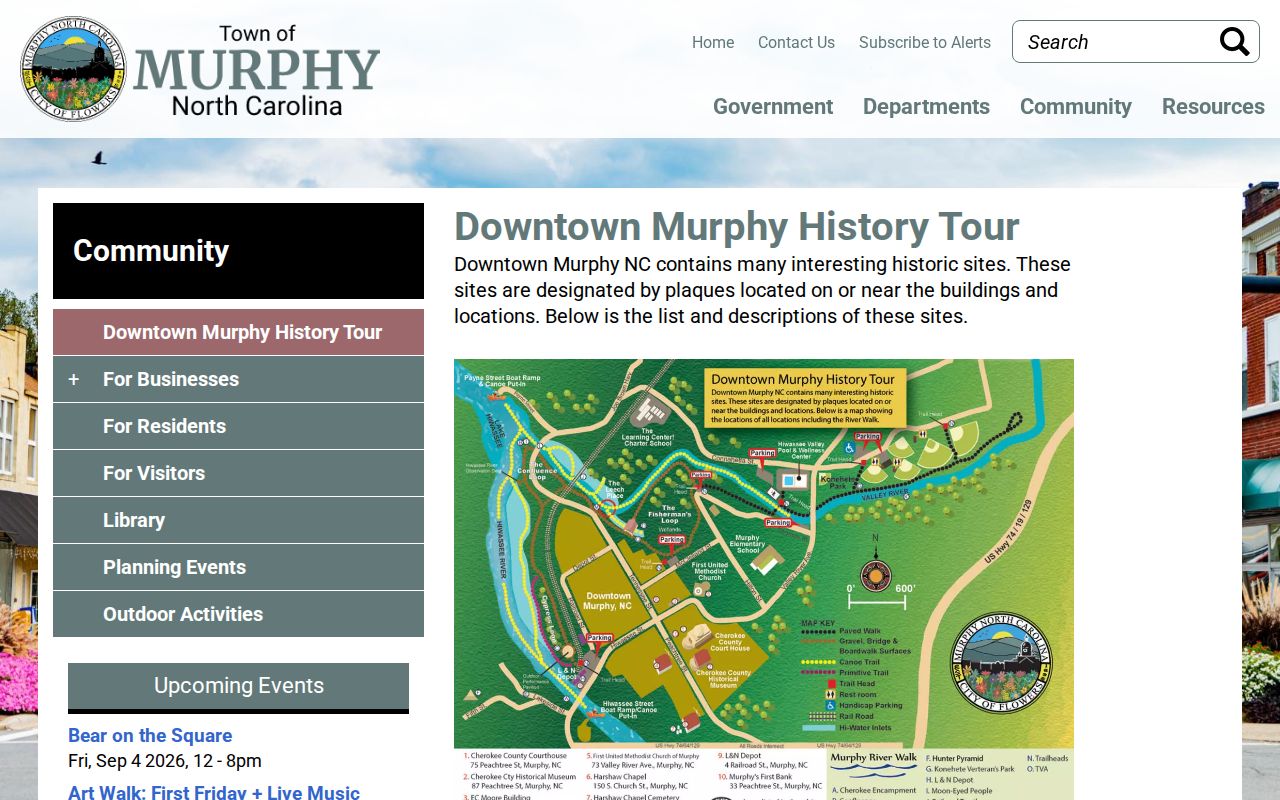 Murphy court records image tied to downtown courthouse history